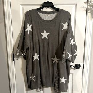 Easel Star Sweater Dress